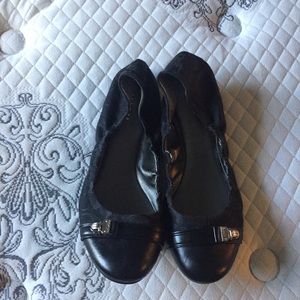 Coach black flats